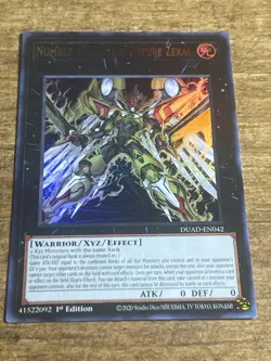 Yugioh! Number F0: Utopic Future Zexal - DUAD-EN042 - Ultra Rare - 1st Edition N - Image 1