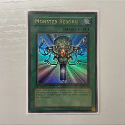 YuGIOh - 1st Edition LOB-118 Monster Reborn - N/A Print - LP Foil Line - Image 13