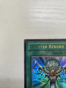 YuGIOh - 1st Edition LOB-118 Monster Reborn - N/A Print - LP Foil Line - Image 3