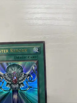 YuGIOh - 1st Edition LOB-118 Monster Reborn - N/A Print - LP Foil Line - Image 4