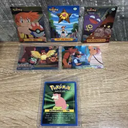 1999 Topps TV Pokemon Card Lot Of 6 Cards - Image 1