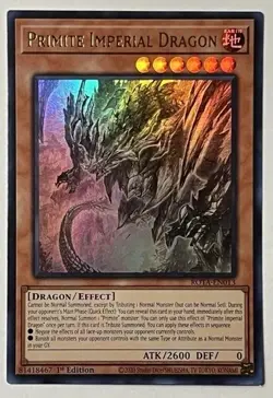 YGO! TCG Primite Imperial Dragon - Rage of the Abyss (ROTA) - Image 1