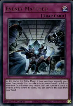 Evenly Matched 1st Ed Ultra MAMA-EN099  Yu-Gi-Oh! - Image 1
