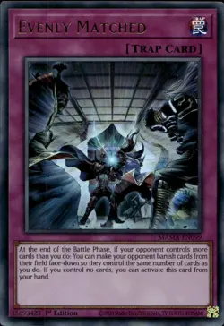 Evenly Matched 1st Ed Ultra MAMA-EN099  Yu-Gi-Oh! - Image 3