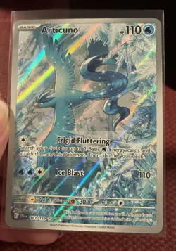 PokÃ©mon TCG Journey Together Articuno IR 161/159 English Full Art Card - Image 1