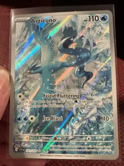 PokÃ©mon TCG Journey Together Articuno IR 161/159 English Full Art Card - Image 5