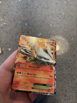 Pokemon Card Reshiram EX BW36 Black Star Promo ULTRA RARE HOLO LP - Image 3