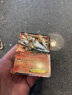 Pokemon Card Reshiram EX BW36 Black Star Promo ULTRA RARE HOLO LP - Image 5