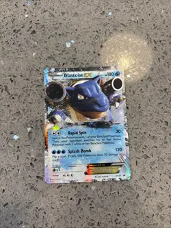2014 Blastoise EX XY30 Black Star Promo Ultra Rare Holo Pokemon TCG Card - Image 1