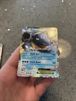 2014 Blastoise EX XY30 Black Star Promo Ultra Rare Holo Pokemon TCG Card - Image 3