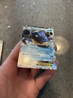 2014 Blastoise EX XY30 Black Star Promo Ultra Rare Holo Pokemon TCG Card - Image 5