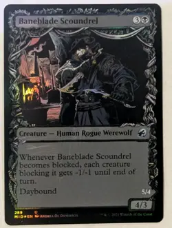 Baneblade Scoundrel (Showcase) Innistrad: Midnight Hunt MTG FOIL - Image 1