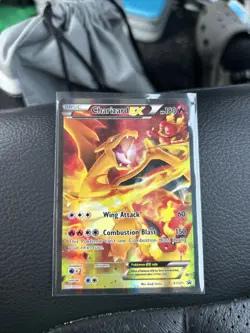 PokÃ©mon TCG Charizard EX XY121 XY Promos Holo Card Lightly Played - Image 1