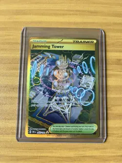 Pokemon TCG Trainer Jamming Tower Card 243/182 Destined Rivals Pack - Image 1