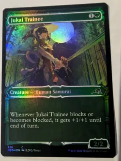 Jukai Trainee (Showcase) Kamigawa: Neon Dynasty Foil MTG - Image 1