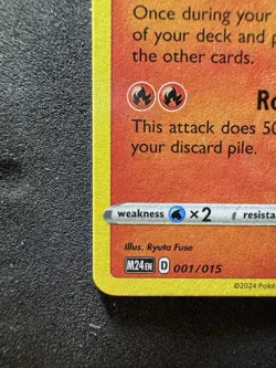 McDonald's Promos 2024 Charizard 001/015 Pokemon TCG Regular Card NM - Image 4