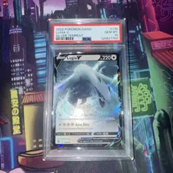 PSA 10 GEM MINT Lugia V 138/195 Ultra Rare Pokemon SWSH Silver Tempest 2022 - Image 1