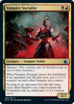 Vampire Socialite - Foil NM, English MTG Innistrad: Midnight Hunt - Image 1