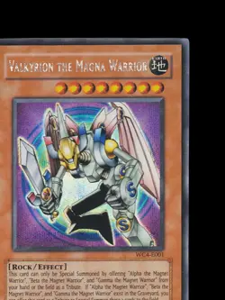 Yu-Gi-Oh Valkyrion The Magna Warrior WC4-E001 Game Promo Secret Rare EU 2004 - Image 6
