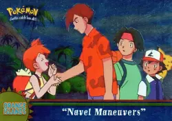 Pokemon Navel Maneuvers Card Foil Orange Islands Blue 2000 Topps TV Series - Image 1
