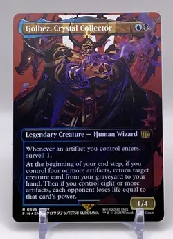 MTG: Final Fantasy Commander:Golbez, Crystal Collector -Borderless Foil - 0395 - Image 1