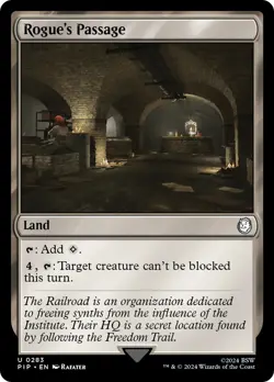 MTG  Rogue's Passage [Fallout] Near Mint  Magic - Image 1