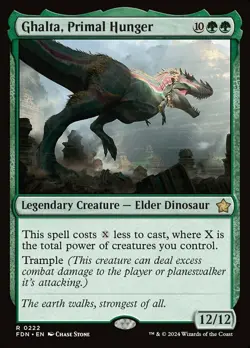 1x Ghalta, Primal Hunger - Foundations - Near Mint, English - MTG! - Image 1