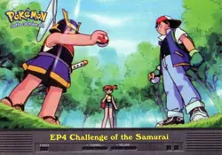 Pokemon EP4 Challenge of the Samurai Card Topps TV Animation Series - Image 1