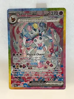 PokÃ©mon Sylveon EX Prismatic Evolutions Holo Card 156/131 - Image 3