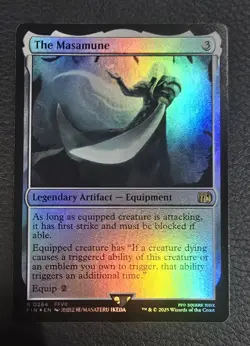 The Masamune Final Fantasy Foil #254 Rare MTG NM Magic Card - Image 1