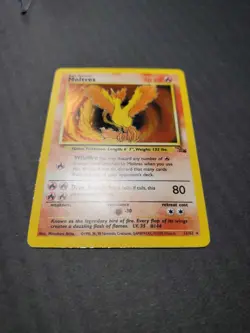 Pokemon TCG Moltres 12/62 Fossil Vintage Holo 1999 WOTC LP/MP - Image 3