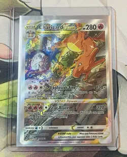 Pokemon Charizard VSTAR SWSH262 Alt Art Full Art Black Star Promo NM/LP - Image 1