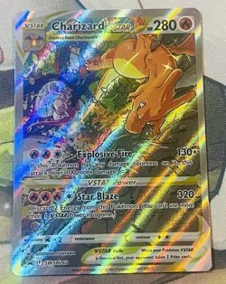 Pokemon Charizard VSTAR SWSH262 Alt Art Full Art Black Star Promo NM/LP - Image 2
