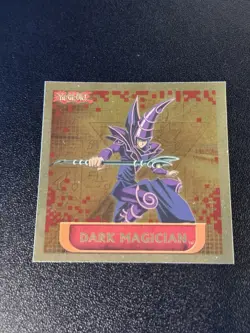 Dark Magician Topps YuGiOh Sticker Collection Gold Foil #2 2002 06st - Image 1