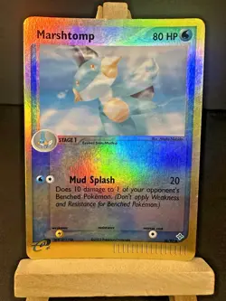 Marshtomp 36/97 EX Dragon Set Reverse Holo Pokemon Card LP - Image 1