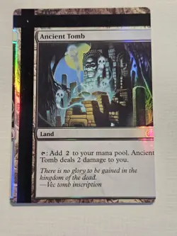 Ancient Tomb NFC Miscut Misprint Realms FOIL Magic the Gathering MTG FTV  - Image 1