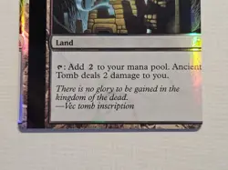 Ancient Tomb NFC Miscut Misprint Realms FOIL Magic the Gathering MTG FTV  - Image 2