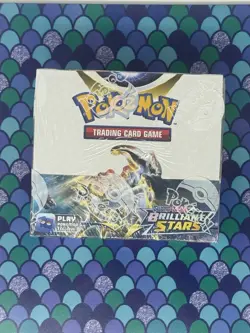 Pokemon TCG Sword & Shield Brilliant Stars Booster Box Factory Sealed-SEE PHOTOS - Image 1