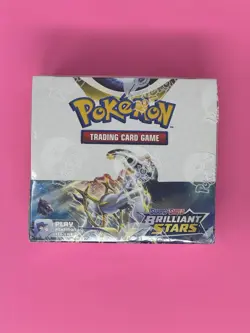 Pokemon TCG Sword & Shield Brilliant Stars Booster Box Factory Sealed-SEE PHOTOS - Image 1