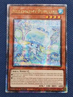 YuGiOh Mulcharmy Purulia #INFO-EN027 1st Ed Quarter Century Secret Rare NM - Image 3
