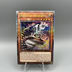 Yugioh TCG Inspector Boarder RA01-EN010 Quarter Century Secret Rare 1st Edition - Image 1