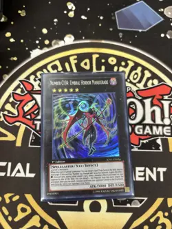 Number C104: Umbral Horror Masquerade  Super Rare 1St Edition JOTL-EN056 Yugioh - Image 1