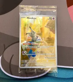 Mimikyu - 075 (Pokemon Center Exclusive) Sv: Scarlet & Violet Promo Cards SEALED - Image 1