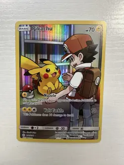 Pokémon TCG Sun & Moon Cosmic Eclipse Pikachu Card 241/236 Secret Rare Holo - Image 15