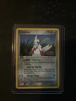 Pokémon TCG Zangoose EX Power Keepers Holo Rare Card 25/108 Stamped LP - Image 3