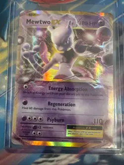 Mewtwo EX - 52/108 - Pokemon Evolutions XY Ultra Rare TCG Card - LP - Image 1