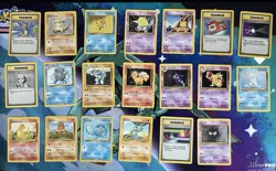 Pokemon Base Set Card Lot No Duplicates Vintage WOTC - Image 1