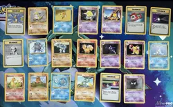 Pokemon Base Set Card Lot No Duplicates Vintage WOTC - Image 12