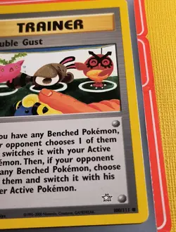 Double Gust 1st Edition 100/111 Neo Genesis Pokemon TCG Card Lp 2000 - Image 5