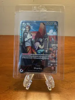 One Piece Shanks Sealed Promo Card OP09-001 + July 2025 PSA Magazine - Image 5